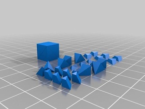 tangram cubo La impresión en 3d 3d print model - Mito3D