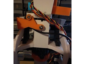 remix inmoov çene hareketi Sessiz mod standart Robotik 3d print model - Mito3D
