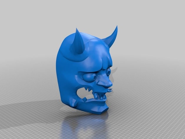 genji oni v2 3d Drucker Zubehör 3D print model - Mito3D