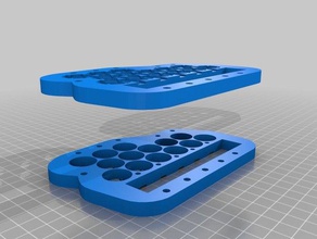experimetnal Batterie-Halter diy 3d print model - Mito3D