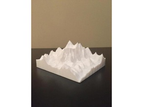 everest Dağı 3d baskı 3d print model - Mito3D