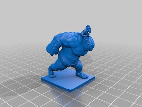 el ogro del duende amigo las esculturas goblin 3d print model - Mito3D
