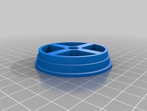 spool holder fit anet 8mm rod 52 55mm 2in1 3d printer accessories 3d print model - Mito3D