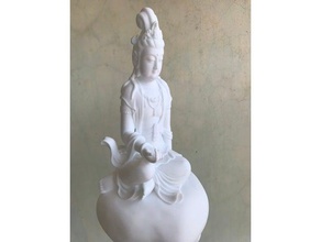 avalokitasvara collezione 001 guanyin sculture La stampa 3d il buddha claven moo cr10 3d print model - Mito3D