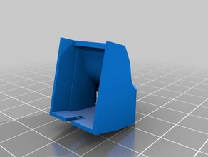 duto do ventilador de dupla extrusão esquerda extrusora Impressora 3d peças refrigeração flsun i3 3d print model - Mito3D