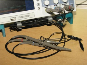Oszilloskop-Kabel ordentlich - Elektronik Kabel hantek Oszilloskop die Sonde rigol Umfang siglent sauber 3d print model - Mito3D