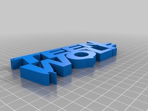 teen wolf clave de la cadena llaveros llavero el logotipo serie tv 3d print model - Mito3D