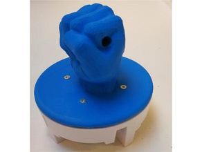 fahnenhalter hand 5mm in der Robotik diy edtech Fabel fable Zubehör Roboter modulare 3d print model - Mito3D