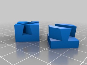 unmöglich Schwalbenschwanz-box Spielzeug & Spiele box Schwalbenschwanz 3d print model - Mito3D