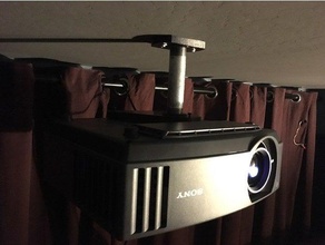 projector ceiling mount organization 3d print model - Mito3D
