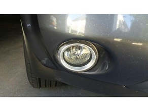 murano foglight anel a indústria automotiva auto moldura de carro nevoeiro farol nissan 3d print model - Mito3D