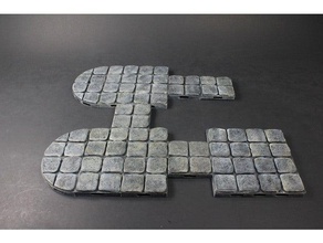 openlock dungeon stone primary floors toy & game accessories dnd tiles miniatures openforge pathfinder rpg tabletop terrain tile 3d print model - Mito3D