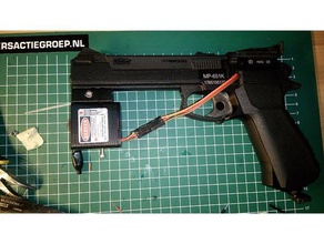 laser training adapter baikal mp-651k co2 airgun - v01 sport & outdoors app labr shooting shootoff 3d print model - Mito3D