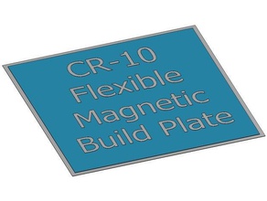 cr-10 flexible magnetic build plate diy 3d printer parts buildplate 3d print model - Mito3D
