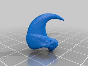 bobcat griffe de la biologie 3d print model - Mito3D