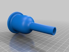 tuba mouthpiece music band mouth piece parts 3d print model - Mito3D