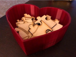 heart box toy & game accessories valentines day gifts 3d print model - Mito3D