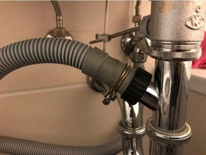 anschluss abwasser waschmaschine household supplies 3d print model - Mito3D