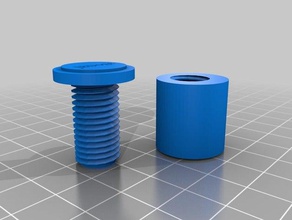 testing screw cylinder 3d printing tests 3d print model - Mito3D