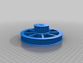 htd 5m 15mm 96t -&gt 8m 20mm 22t parts belt pulley pulleys 3d print model - Mito3D