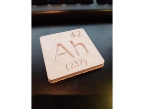 l'élément de surprise les signes et logos la chimie éléments drôle l'humour nerd 3d print model - Mito3D