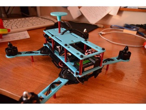 drone gps platform r c vehicles holder mount little dipper ublox m8n neo 3d print model - Mito3D