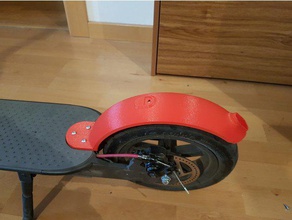 guardabarros trasero hinteren Kotflügel xiaomi mijia m365 sport & im freien Elektro-scooter 3d print model - Mito3D