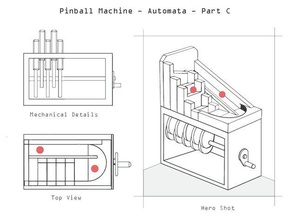 automata - marble machine mechanical toys 3d print model - Mito3D