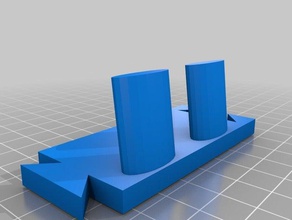 modular ganchos La impresión en 3d el gancho de la pared 3d print model - Mito3D