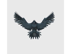 eagle thing animals 3d model alajaz animal bird hawk predator 3d print model - Mito3D