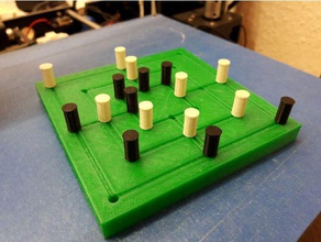 mill game board games 3d print model - Mito3D