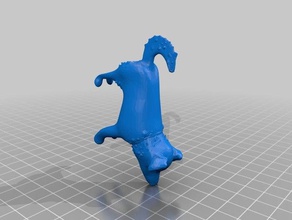 riri husky-berger mélanger art chien 3d print model - Mito3D