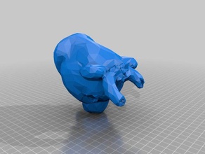 mr ehlen's cow head art 3d print model - Mito3D