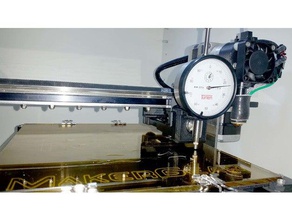 makergear m2 dial indicator slider v2 3d printer accessories 3d print model - Mito3D