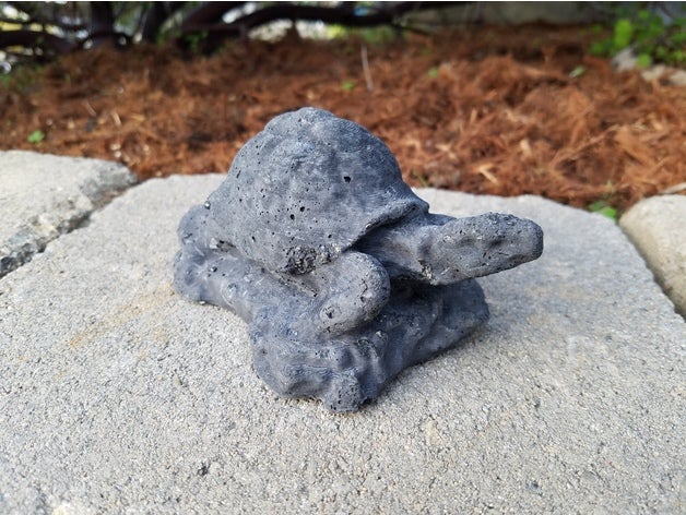 Schildkröte Form Skulpturen cast casting Schimmel 3D print model - Mito3D