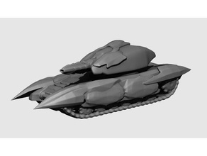 ground pounder - tarka tank Fahrzeuge scifi wip 3d print model - Mito3D