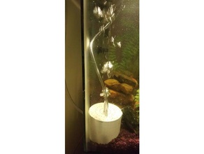 aquarium filter - air powered pets fish tank 3d print model - Mito3D