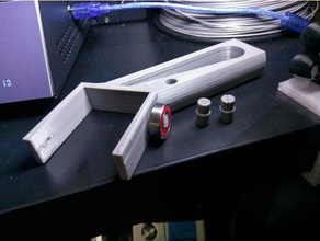 Mangel-side spool-Halter 3d Drucker Zubehör filament spool holder ikea fehlen Mangel spoolholder spool-mount 3d print model - Mito3D