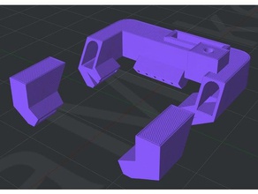 jgaurora a5 fan duct - vault 3d printer parts 3d print model - Mito3D