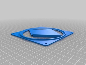 120mm pc fan guard ethereum computer 3d print model - Mito3D