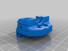 e3dnonvolcanomount-genişlemiş somun cepler 3d yazıcı parçaları 3d print model - Mito3D