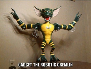 gadget robotic gremlin gadgets creature monster mythical robot robotics 3d print model - Mito3D