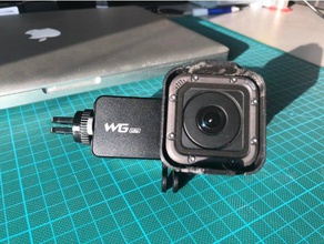 gopro hero 5 Sitzung-adapter feiyu-tech wg lite 1-Achs-gimbal Kamera 3d print model - Mito3D