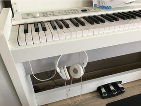 headphone hook korg lp-380 piano music 3d print model - Mito3D