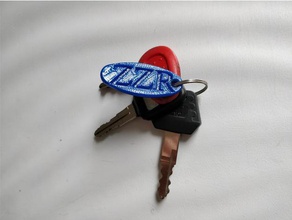 zzr trousseau de clés porte-clés 3d print model - Mito3D
