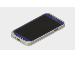 samsung galaxy s4 bumper kapak cep telefonu tampon case akıllı telefon durumunda sahibi 3d print model - Mito3D