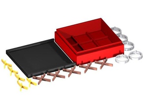 tic-tac-toe oyun kutusu x y 0 içerir oyuncak & aksesuarları oyunlar r kevin ball tic tac toe 3d print model - Mito3D