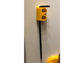 chiave esagonale per montaggio a parete organizzazione brugola chiavi appendiabiti strumenti di supporto gancio muro 3d print model - Mito3D