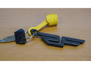Schlüsselanhänger - suzuki rf 600 900r 600rf Schlüssel keychain keyring Motorrad motorrad rf600 schluesselanhaenger 3d print model - Mito3D