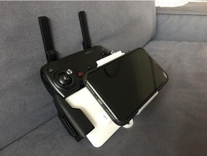 dji mavic télécommande iphonex apple cas en cuir de support les gadgets drone l'iphone iphone x air pro étincelle contrôle à distance 3d print model - Mito3D